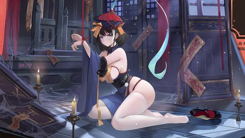 Hwah Jah Zombie – Azur Lane Live Wallpaper