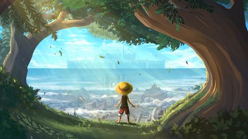 Monkey D.Luffy – The Edge of the Forest Live Wallpaper
