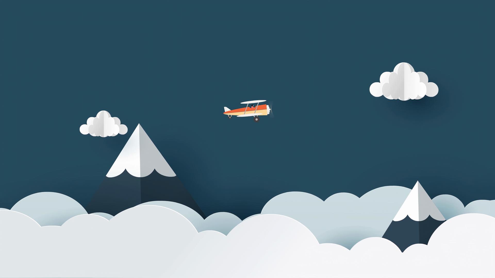 Relaxing Plane Ride Live Wallpaper
