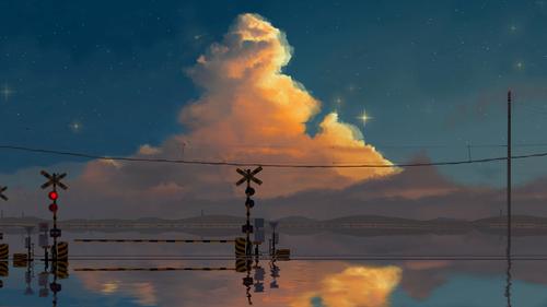 Sea Train Line (No Train) Live Wallpaper